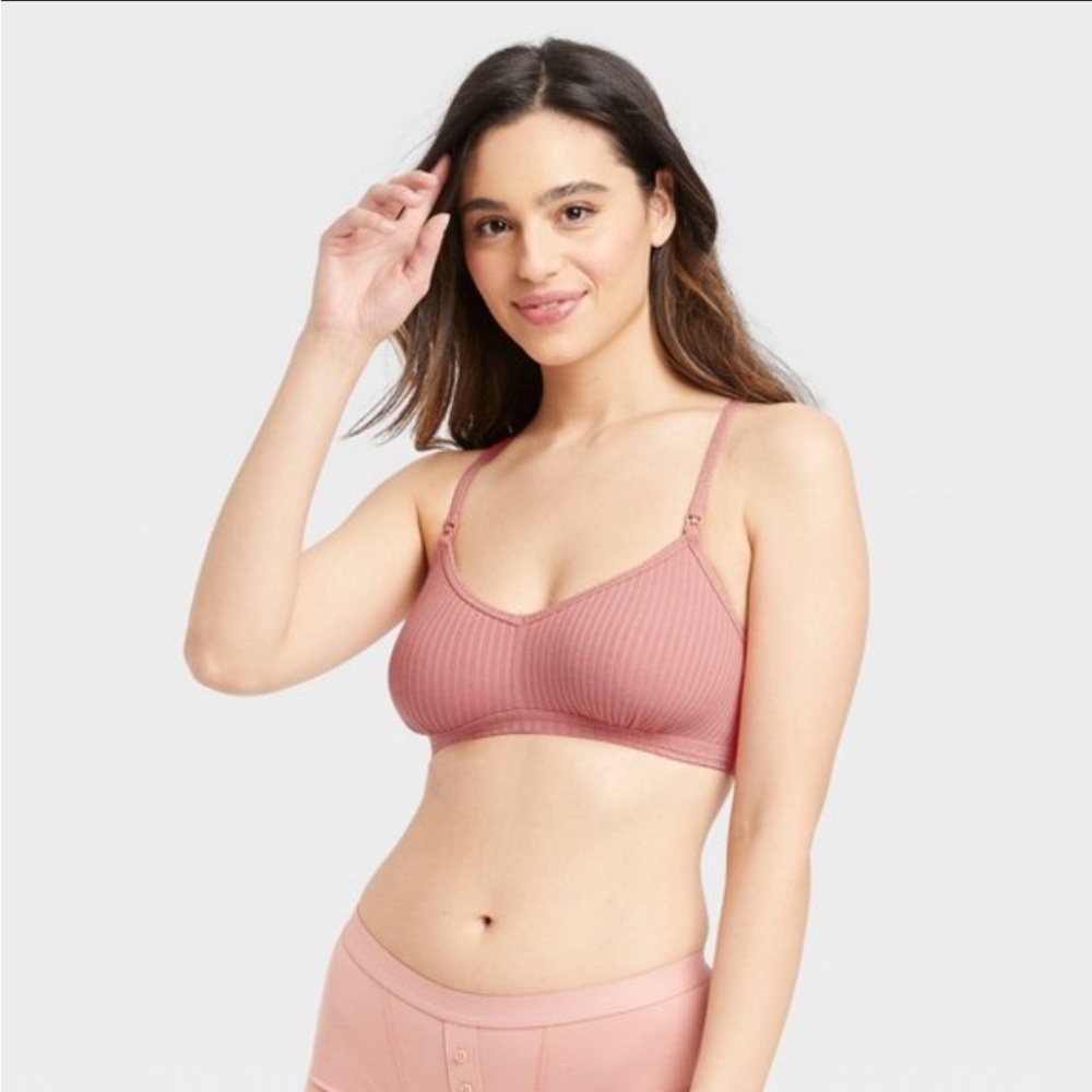 Set of 2!!! Women's Nursing Bralette - Auden Rose XS